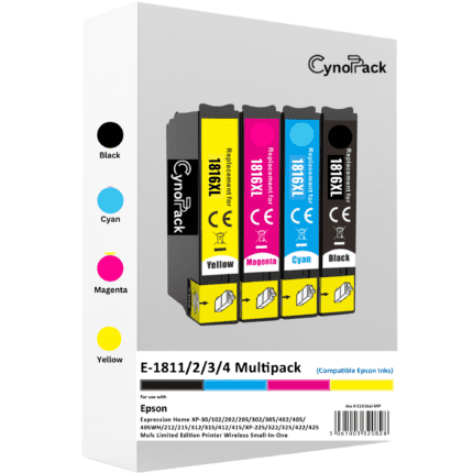 E1816xl (cynopack) compatible Epson inks
