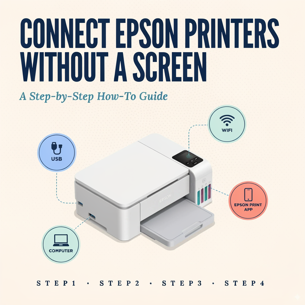Connect Epson Printers Without a Screen How-To Guide