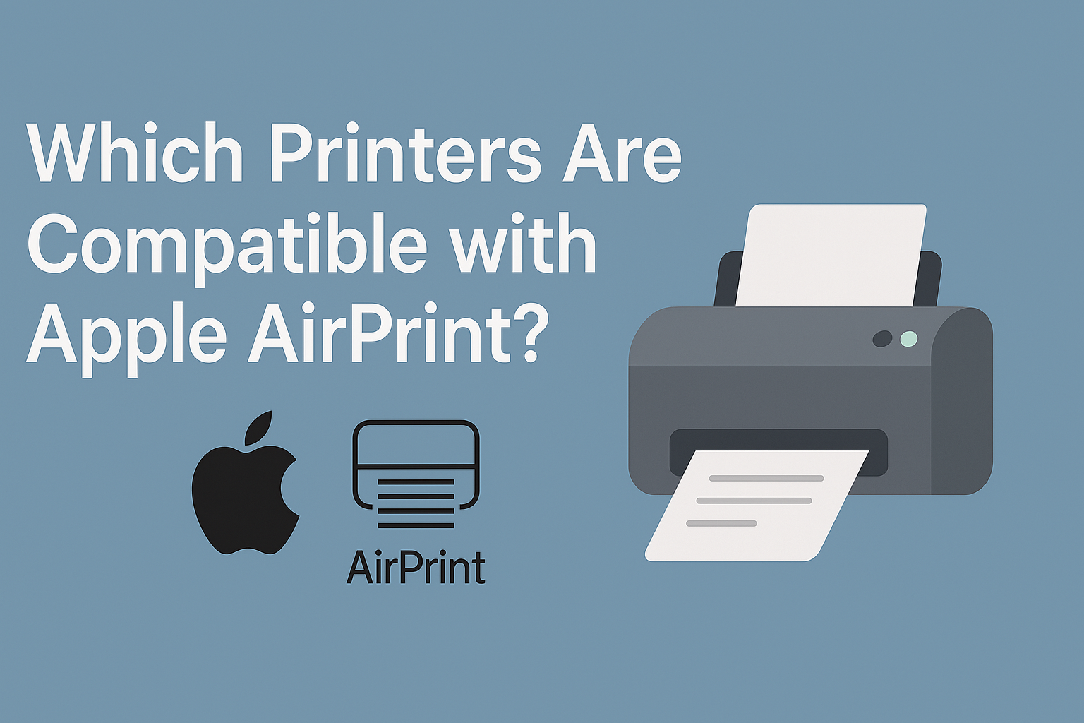 Which Printers Are Compatible with Apple AirPrint