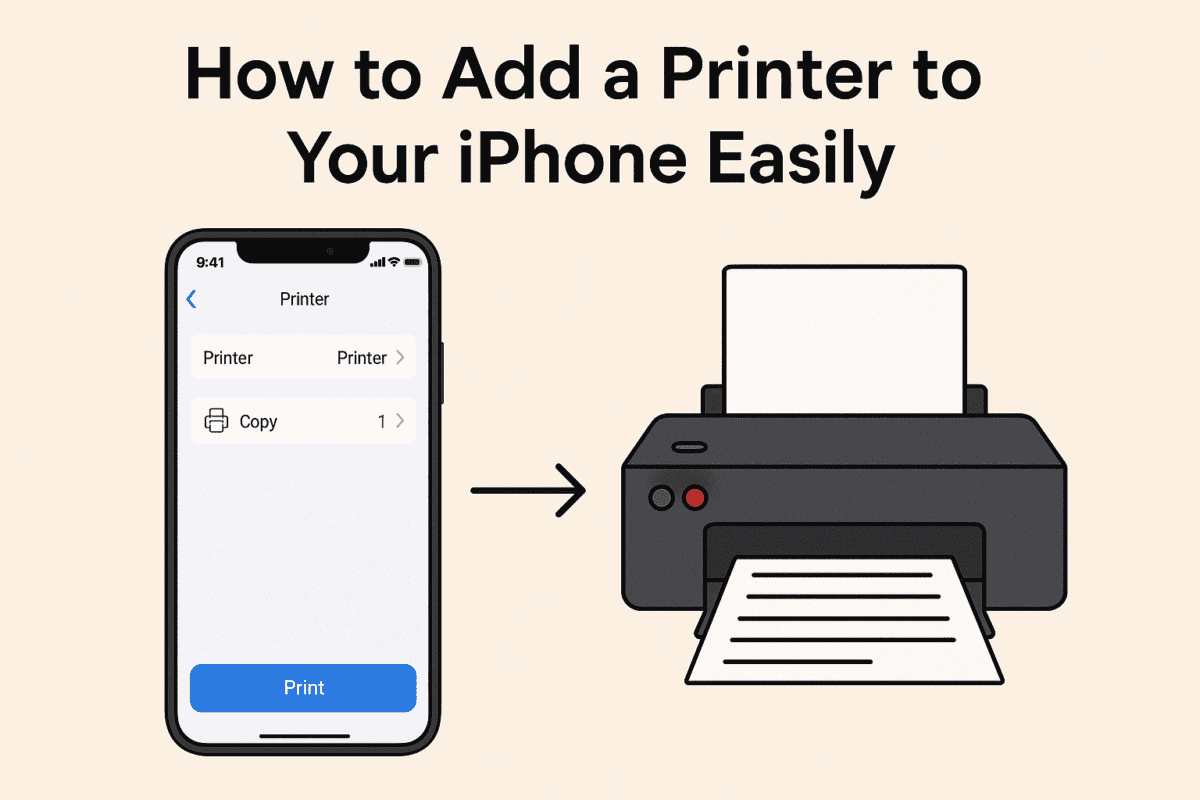 How to Add a Printer to Your iPhone Easily