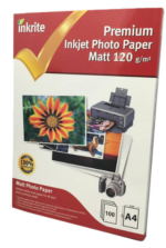 Inkrite PhotoPlus Premium Paper Matt 120gsm A4 - 100 sheets 2