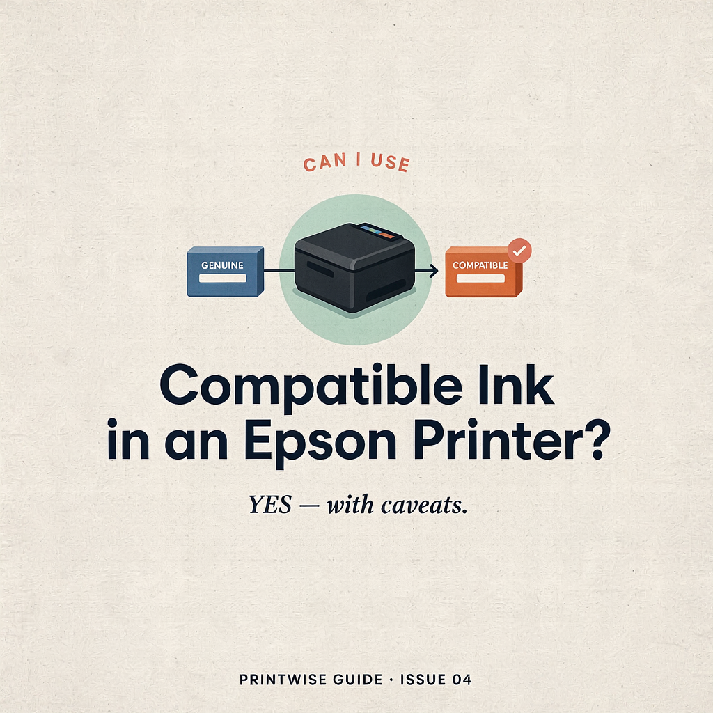 Can I Use Compatible Ink in an Epson Printer