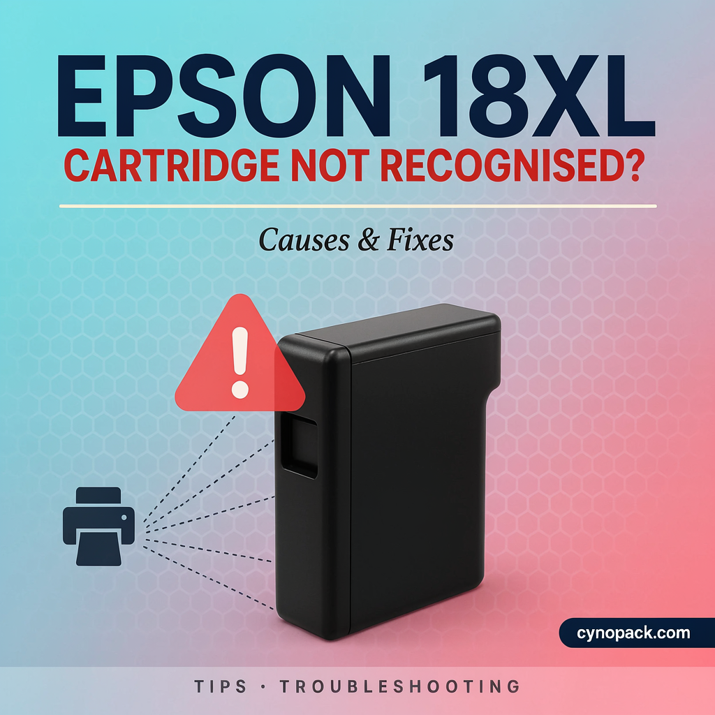 Epson 18XL Cartridge Not Recognised Causes & Fixes