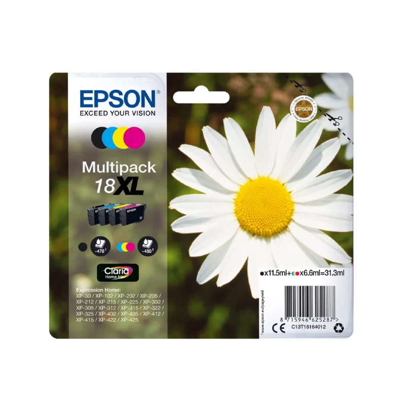 18XL Daisy Claria Home Multipack 4-colours EasyMail Ink
