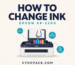 how to change ink in Epson XP-2200